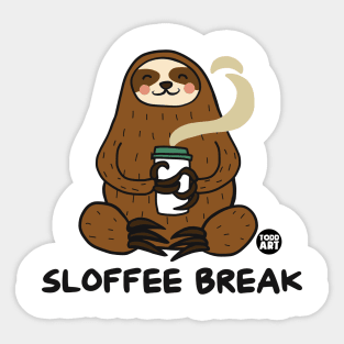 sloffee break Sticker